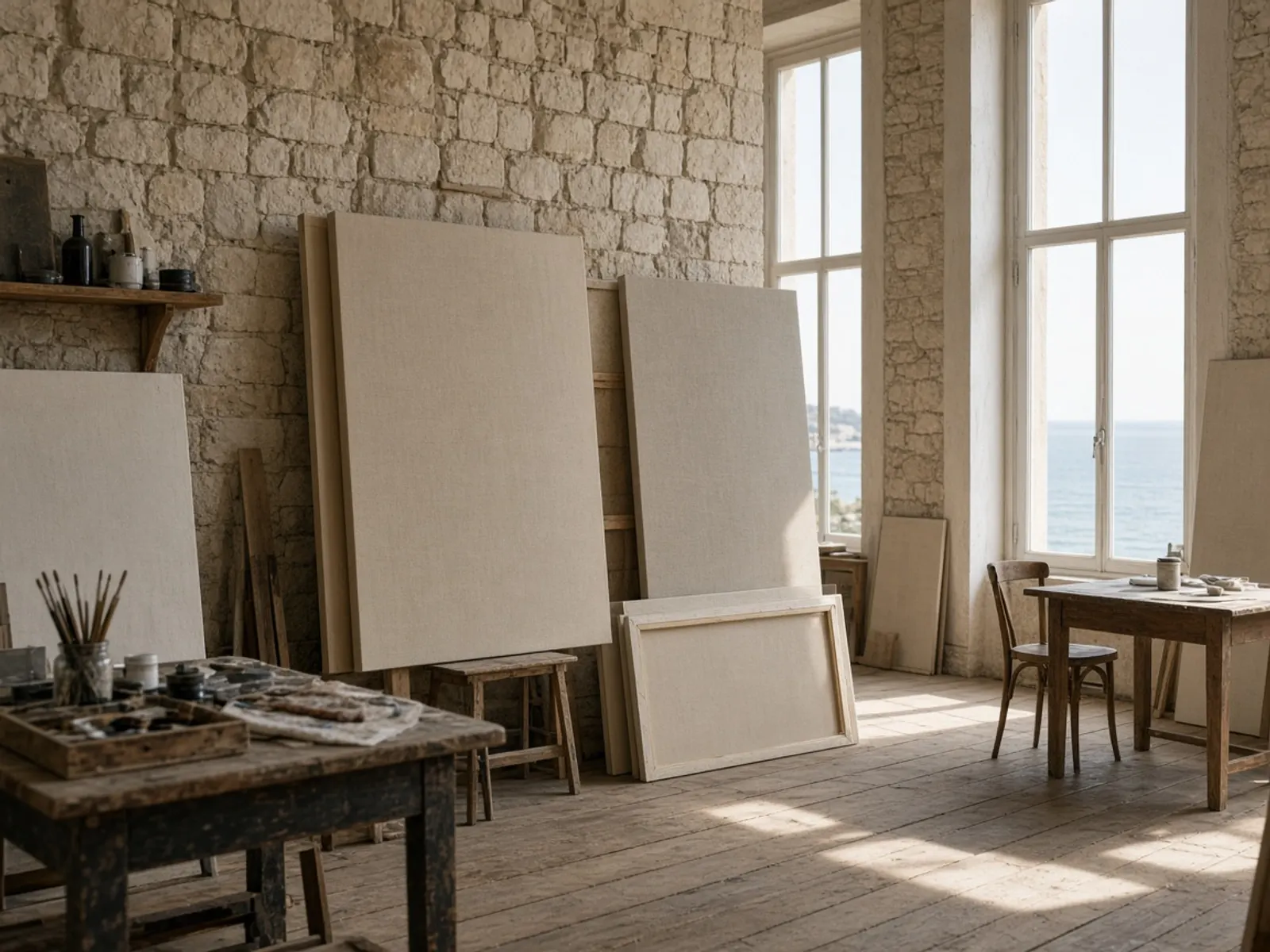 Illustrative, artist studio and gallery vision for Noma Al Saadiyat creative neighbourhood