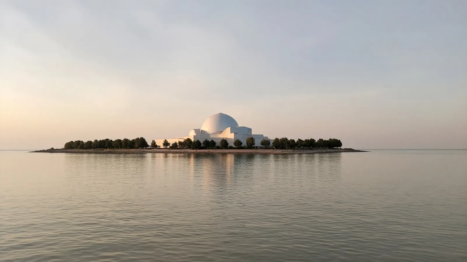 Saadiyat Cultural District Abu Dhabi, home of the Louvre Abu Dhabi, adjacent to Noma Al Saadiyat